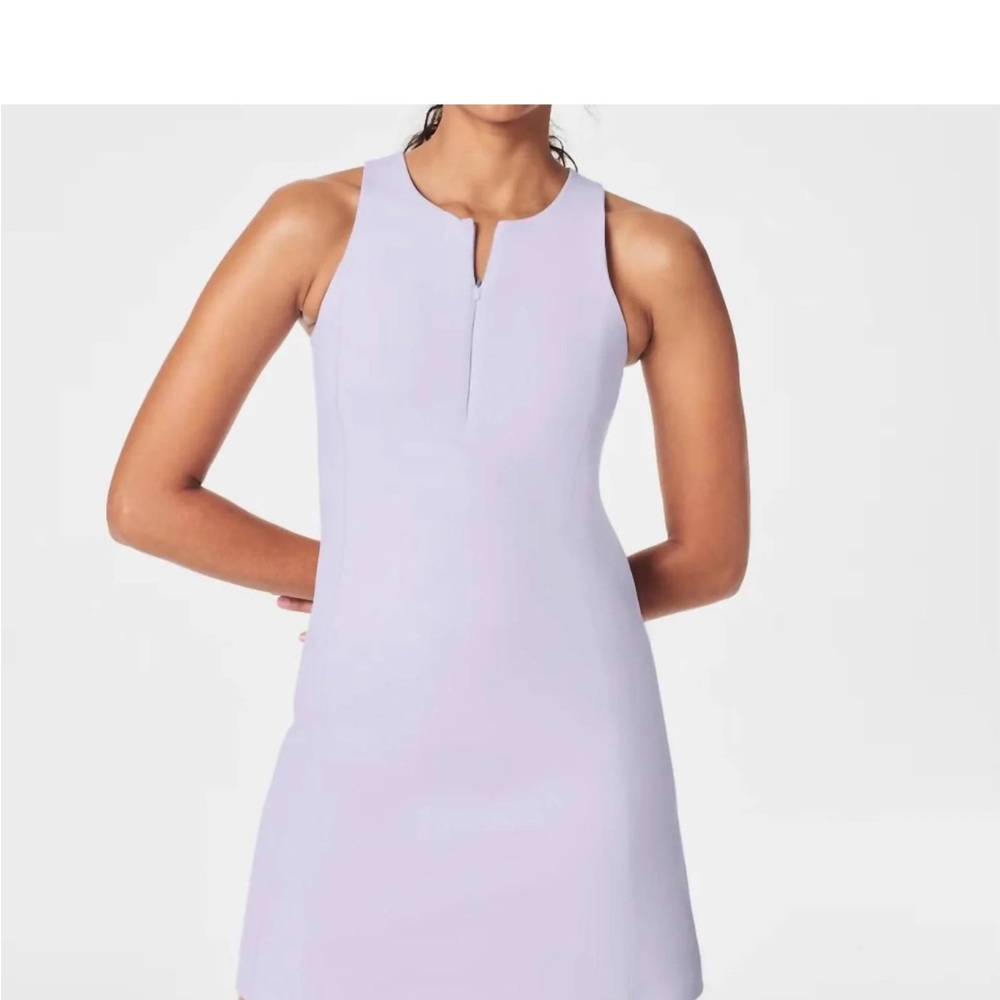 SPANX Get Moving Zip Front Dress - Violet Air - Picture 9 of 9
